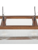 Beliani Pendelleuchten PENNA in Braun - (W) 65 x (H) 151 x (L) 25 cm