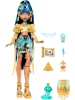 Mattel Monster High Cleo De Nile Puppe in goldener Bluse Accessoires HXH74 ab 4 Jahre