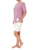 NORMANN ShortyPyjama Schlafanzug kurzarm Donut - 54294 in altrose