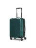 Redolz Essentials 18 4 Rollen Kabinentrolley 55 cm mit Dehnfalte in Metallic-Green Shiny