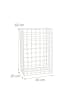 relaxdays Papierkorb - (B)40 x (H)62 x (T)25 cm