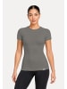 SMILODOX T-Shirt Lyana in Anthrazit