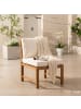home24 Diningstuhl Bayton in Beige / Braun