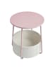VASAGLE Beistelltisch Lilea in Rosa - (B)45 x (H)51 x (T)45 cm