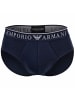 Emporio Armani Slip 2er Pack in Grau/Marine