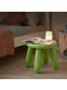 relaxdays Kinderhocker in Grün - (H)26 x Ø28 cm
