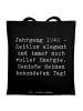 Mr. & Mrs. Panda Stofftragetasche Spruch 1949 Geburtstag mit Spruch in Schwarz