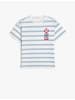 KOTON T-shirt in Ekru Gestreift