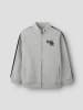 name it Sweatshirt mit Reißverschluss in Grey Melange1