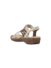 rieker Morelia Sandalen mit Gummibändern Beige