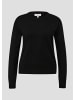 s.Oliver Strickpullover langarm in Schwarz