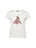 Zero  Shirt mit Aufdruck und Schleife in Patch CreamRed