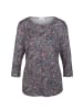 GOLDNER Druckshirt Kombinierfreundlich gemustertes Shirt in bunt / getupft