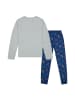 ONOMATO! 2tlg. Outfit: Schlafanzug Langarmshirt und Hose in Grau