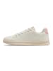 Hummel Schnürsenkel Sneaker Court Line Lebensstil Erwachsene in WHITE/PINK