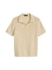 Marc O'Polo Kurzarm-Pullover regular in Chalky Sand