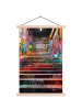 OnlyWow Poster mit Leiste Bunte Treppe