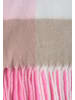 Street One Langer Madras Schal mit Fransen in vintage blush