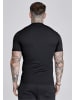 SikSilk T-Shirt in black