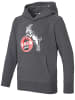 Fußballverein 1. FC Köln Kinder Hoodie "Kids Hoodie Basic Anthra" in Grau