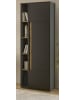 Furn.Design Aktenschrank Set 2-teilig Grau, Eiche Wotan 70 cm, Kombination mit 5 Ordnerhöhen