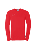 uhlsport  Sweatshirt Essential Kids in rot/weiß