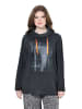 Ulla Popken Sweatshirt in graphitgrau