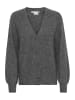 ICHI Strickjacke IHKAMARA Loose fit in Dark grey melange