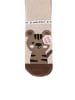 Yuhu Mädchen Stoppersocken 2er Pack ABS rutschfest Tier Motiv in Braun