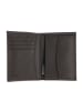 oxmox Leather Geldbörse RFID Schutz Leder 10 cm in braun-circle bloom
