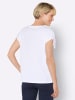 Sieh an! Kurzarm-Shirt in weiß