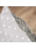 Mr. & Mrs. Panda Tierbett Pinguine Kuscheln mit Spruch in Grau Pastell