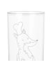 Mr. & Mrs. Panda Wasserglas Fuchs Koch ohne Spruch in Transparent