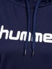 Hummel Hummel Cotton Kapuzenpullover Hmlgo Multisport Damen Atmungsaktiv in MARINE