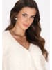 faina Damen Cardigan in Wollweiss