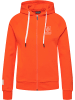 Hummel Reißverschluss Kapuzenpullover Raglanärmel Hmlgg12 Damen in CHERRY TOMATO