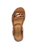 Tamaris WIDE FIT Sandalette in COGNAC