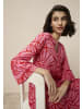 Tamaris Sommerkleid in pink gemustert