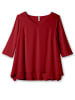 sheego Blusenshirt in rubinrot
