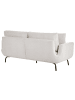 Beliani 3-tlg 3-Sitzer Sofa VESALA in Weiß/Schwarz