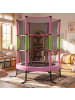 SONGMICS Kindertrampolin Saul in Pink -(H)189 x (D)174 cm