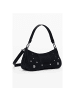 Desigual Schwarze Polyurethan-Handtasche