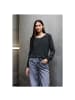 Street One Langarmshirt in Black