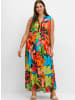 sheego Maxikleid in bunt