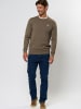 VINSON Pullover Julian in Brown Melange