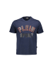 Plein Sport Blau Baumwolle Herren T-Shirt