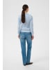 Kaffe Blazer Kinnie Regular fit in Blue Fog/Chalk Stripe
