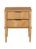Beliani Nachttisch TAURIAC in Braun - (W) 48 x (H) 56 x (L) 40 cm