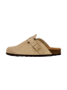 Divine Factory Boreal-Lederpantoletten Beige