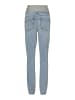 mama licious Umstandsjeans mit Skinny Fit in Light Blue Denim